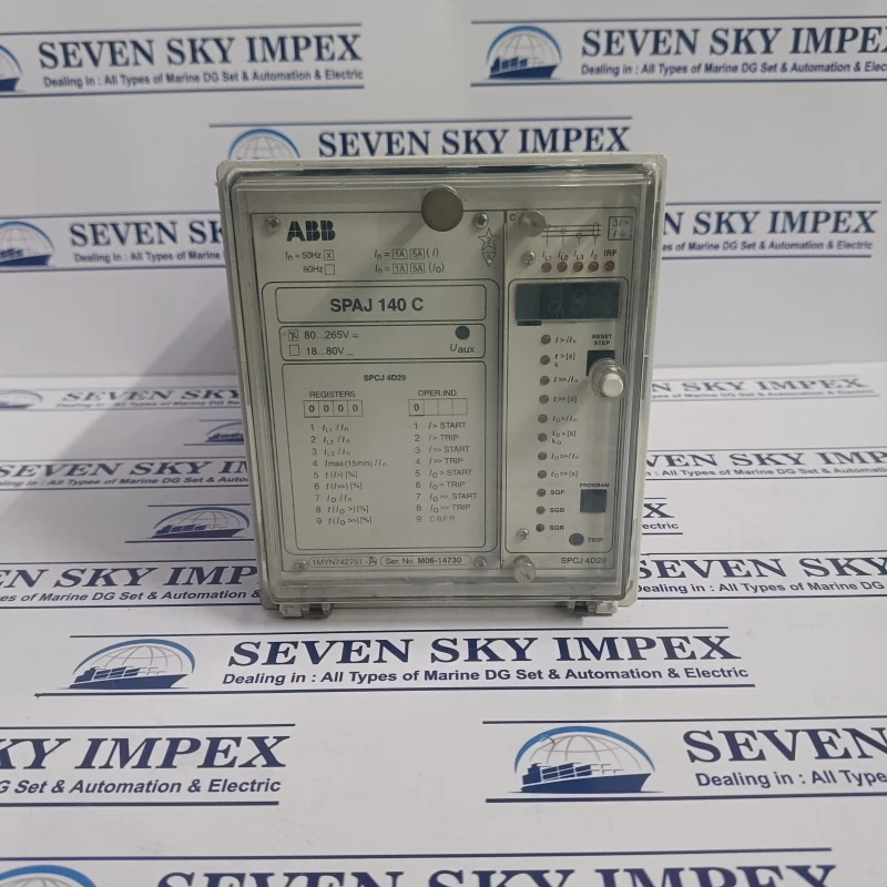 ABB SPAJ 140 C SPCJ 4D29 OVER CURRENT AND EARTH FAULT RELAY RELAYS
