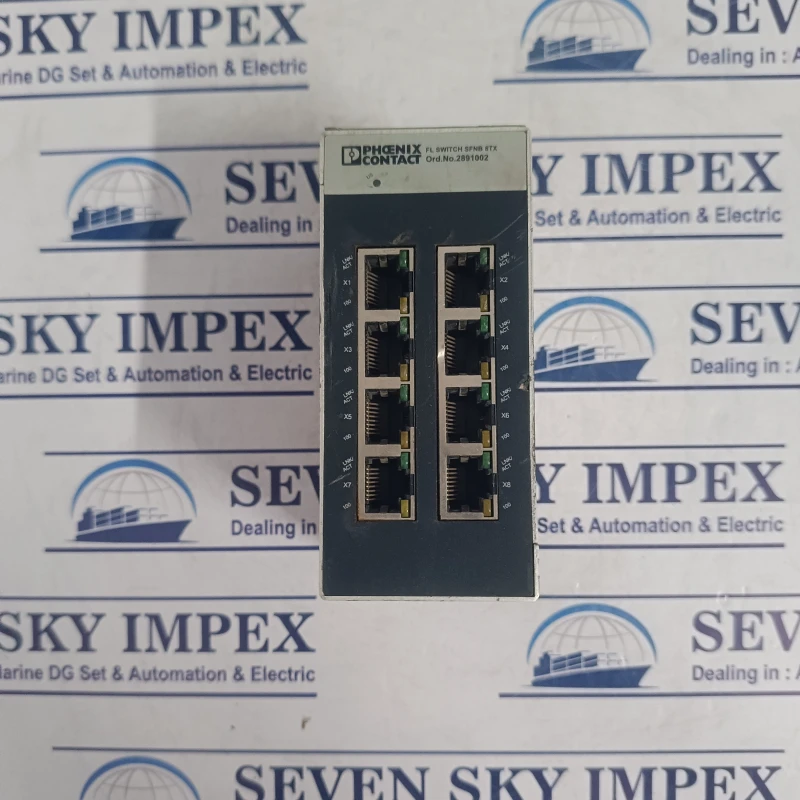 PHOENIX CONTACT 2891002 FL SWITCH SFNB 8TX ETHERNET SWITCH ETHERNET SWITCH