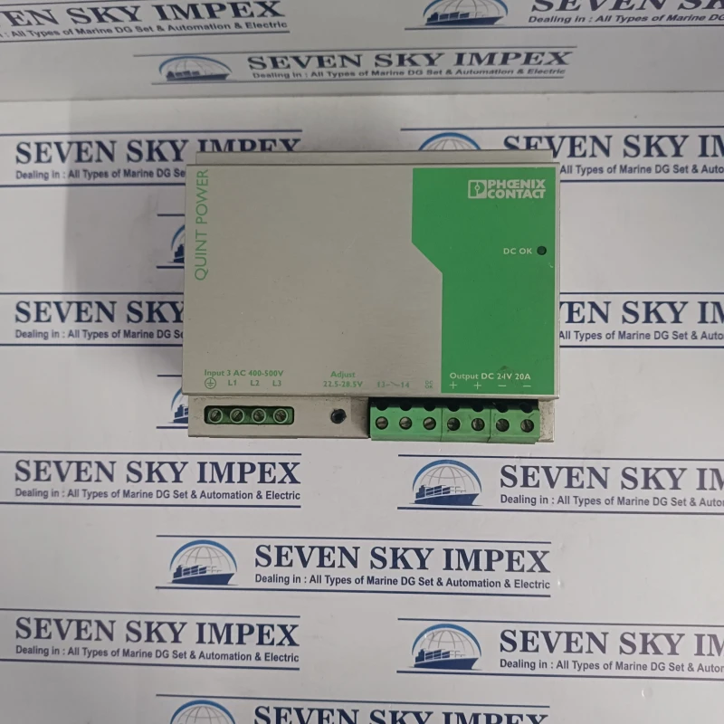 PHOENIX CONTACT QUINT-PS-3X400-500AC/24DC/20POWER SUPPLY POWER SUPPLY