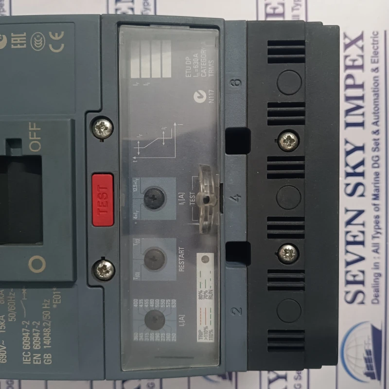 SEIMENS 3VT3763-2AA36-0AA0 630A CIRCUIT BREAKER 690V thumbnail 3